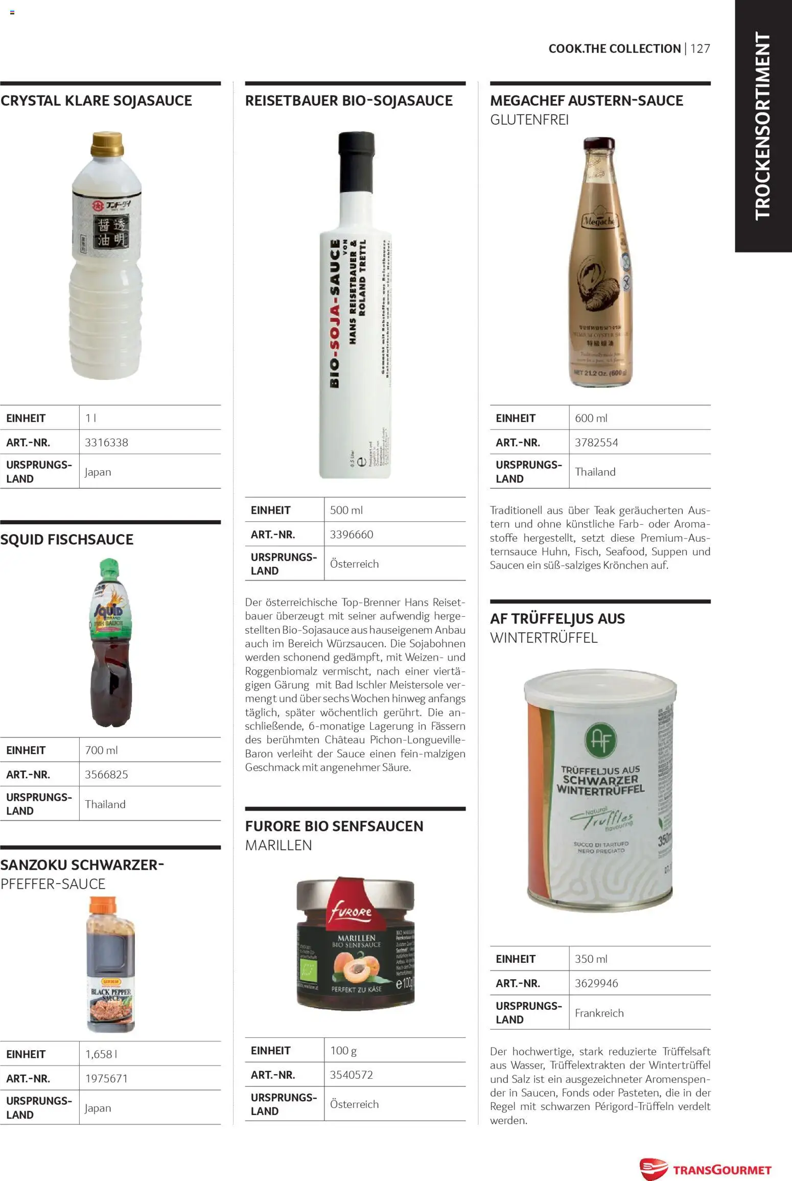 Transgourmet Cook Look-Book gültig ab 08.04.2026 | Seite: 127 | Produkte: Salz, Bad, Käse