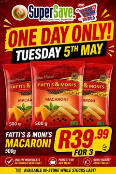 Super Save specials catalogue – valid from 05.05.2026
