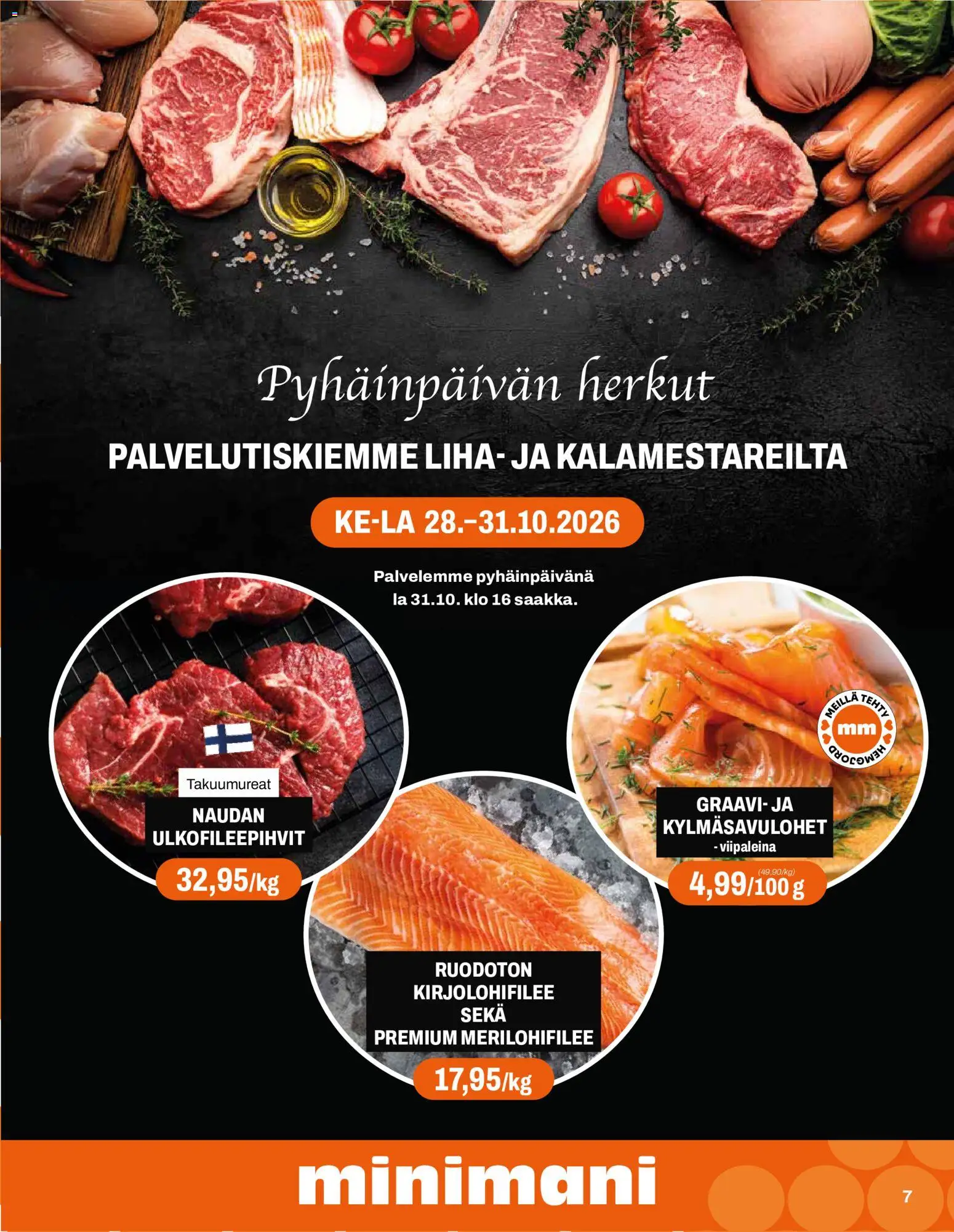 Minimani tarjoukset – voimassa 28/10/2026 alkaen | Sivu: 7