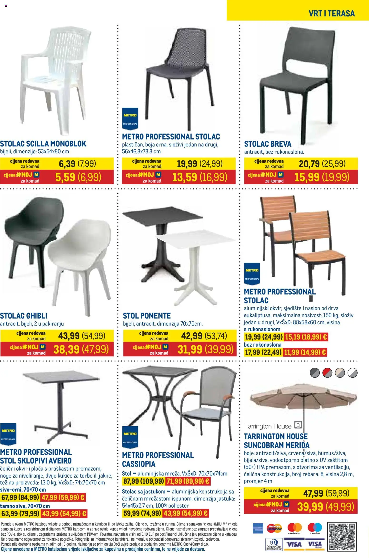 Metro katalog | vrijedi od 18.05.2026 | Stranica: 11 | Proizvodi: Stol, Suncobran
