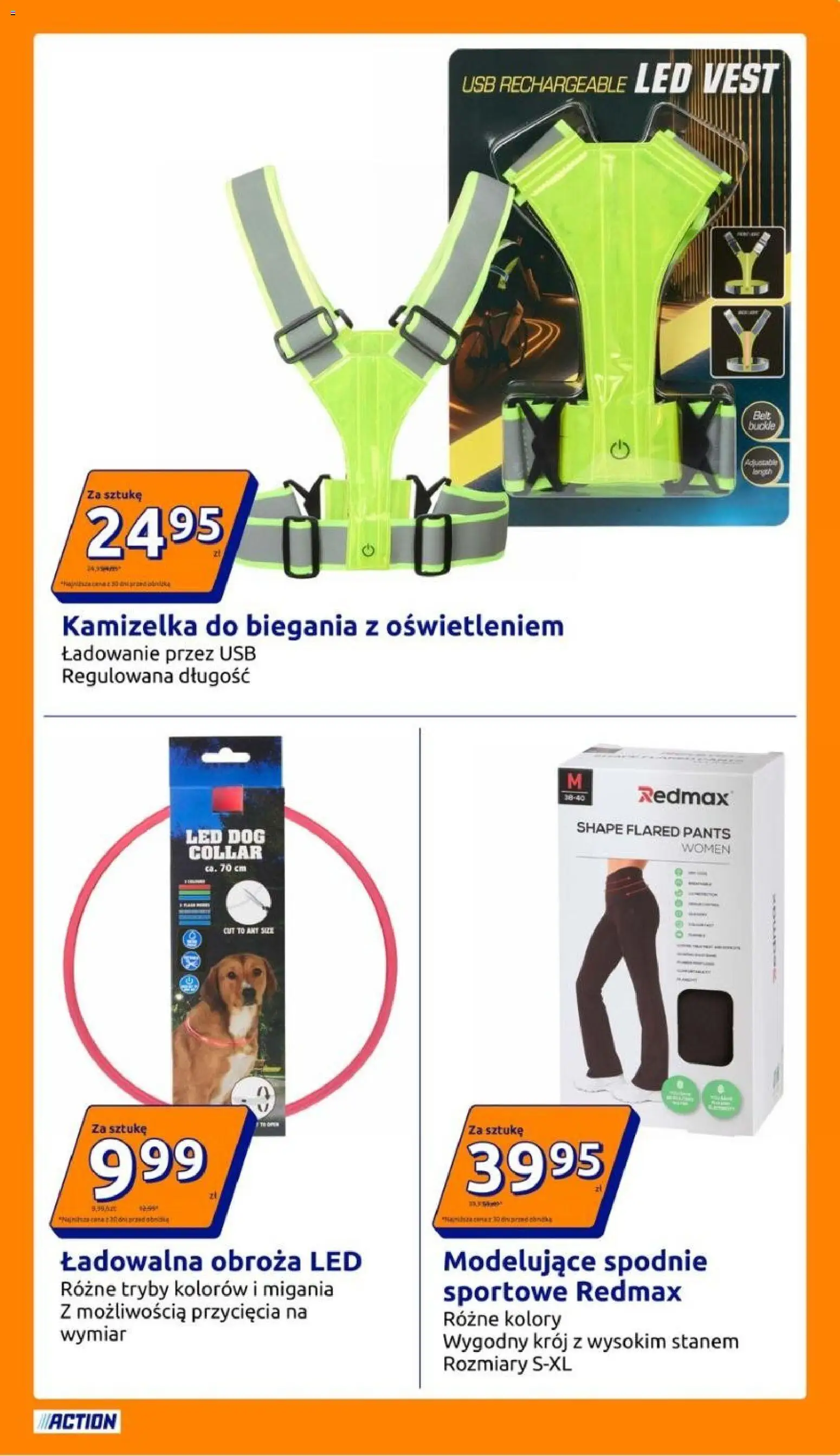 Action gazetka od 07.10.2026 | Strona: 19 | Produkty: Kamizelka, Spodnie, USB