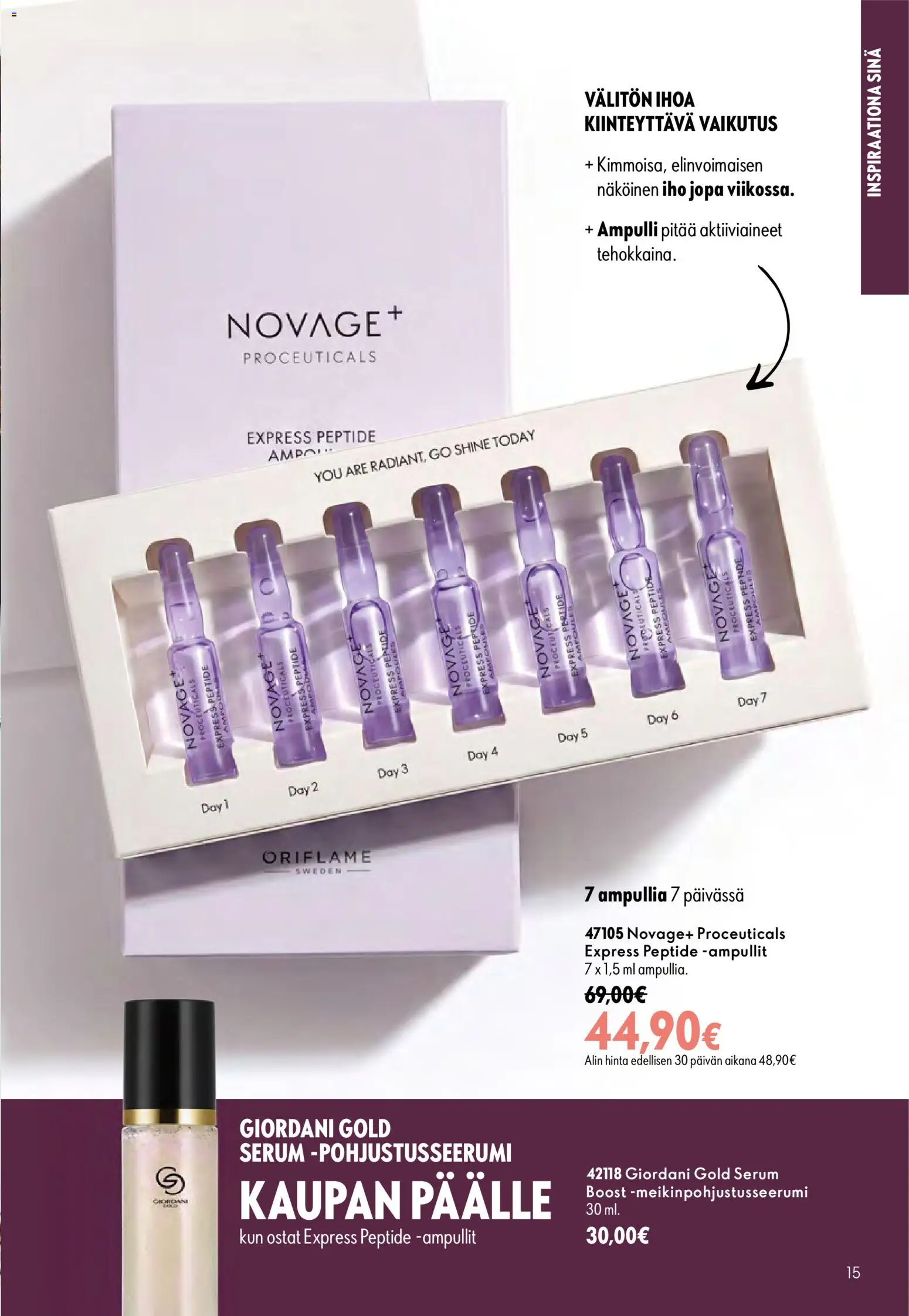 Oriflame tarjoukset – voimassa 16/09/2026 alkaen | Sivu: 15