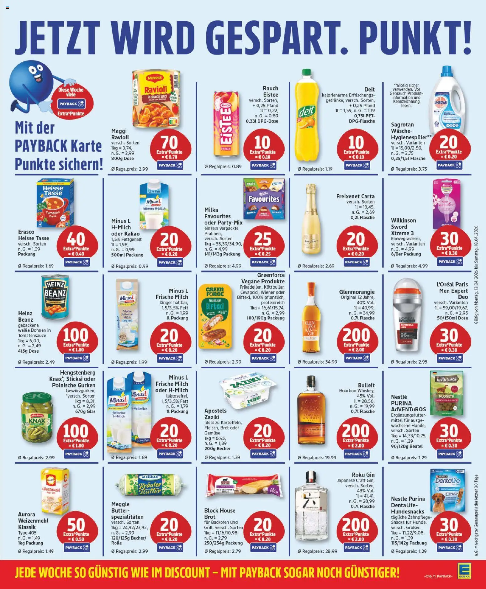 Edeka Prospekt 	 – gültig ab 13.04.2026 | Seite: 11 | Produkte: Whisky, Butter, Backofen, Gurken