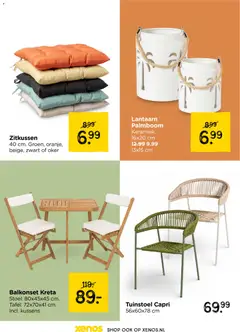 Xenos folder - Voorbeeld van een folder van Xenos, geldig van 27.04.2026 | Pagina: 13 | Producten: Lantaarn, Tafel, Stoel, Kussens