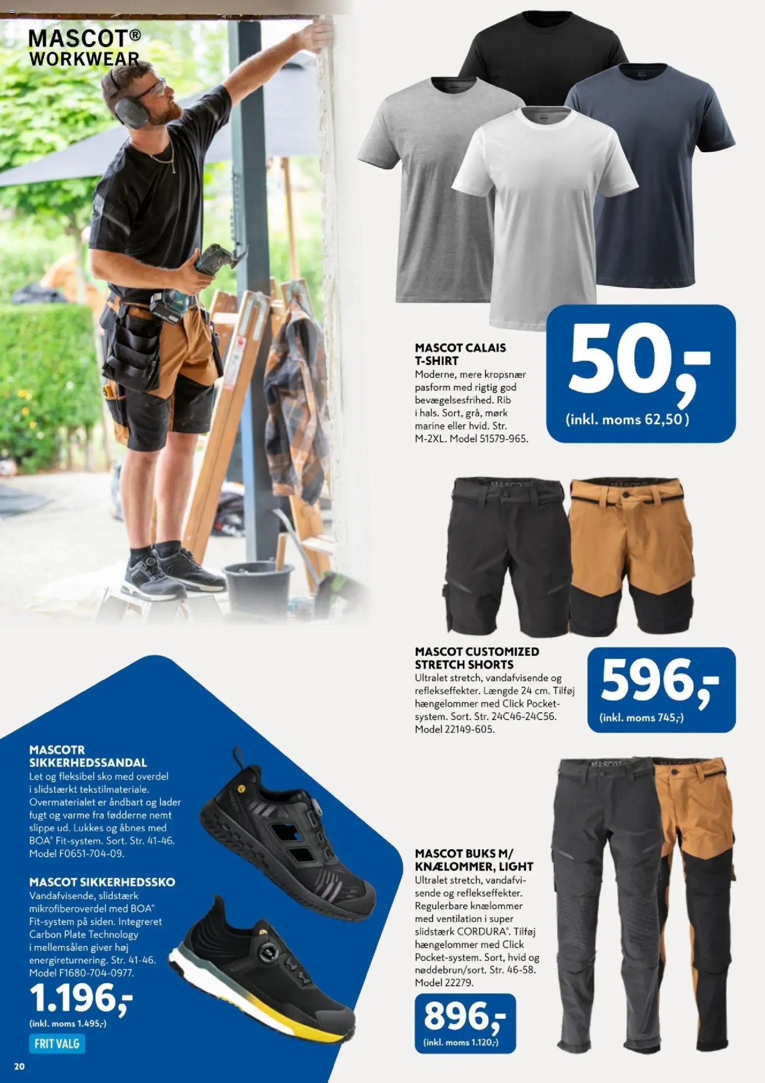 Davidsen tilbudsavis – gyldig fra 03/08/2026 | Side: 20 | Produkter: Shorts, Sko
