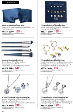 Oriflame erbjudanden 07/26 - Förhandsvisning av reklamblad från butik Oriflame aktuell från 13.05.2026 | Sida: 94 | Produkter: Mask, Örhängen, Set, Ögonmask