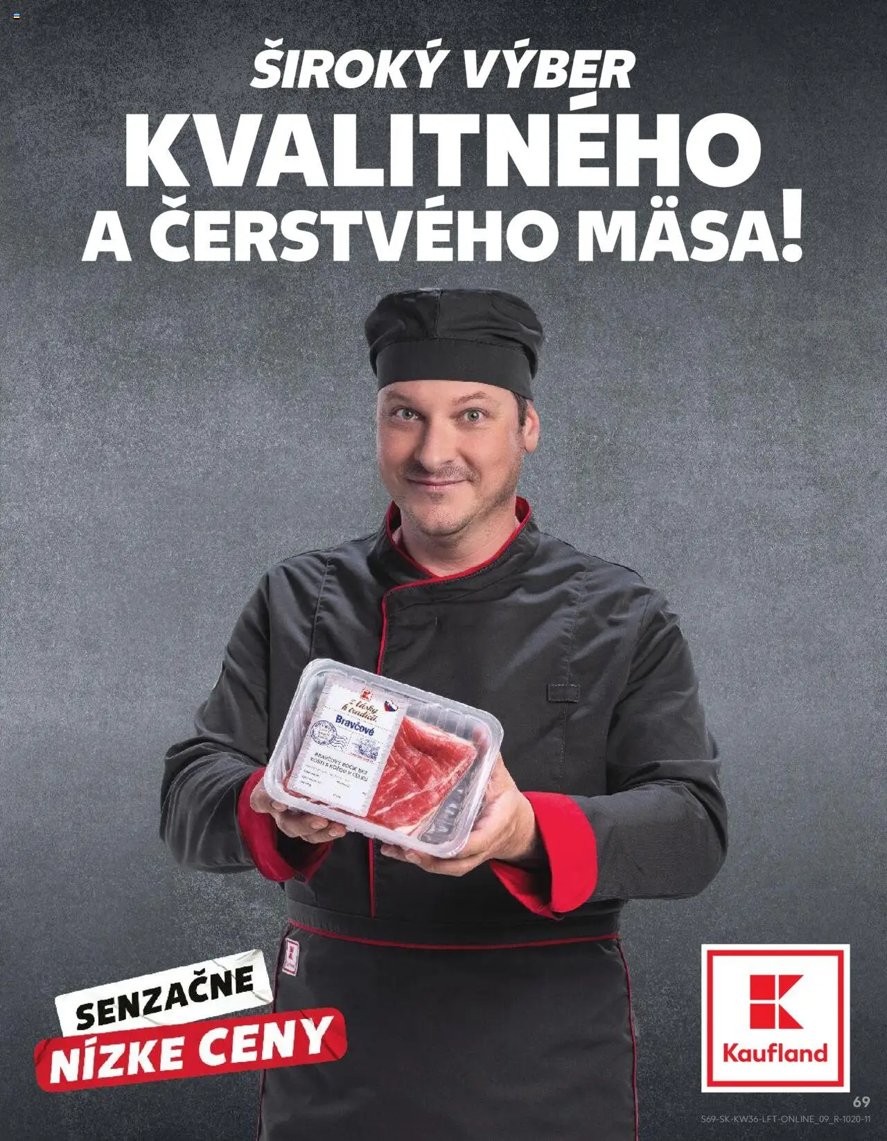 Nové Kaufland akcie – leták je platný od 04.09.2025 | Strana: 69 | Produkty: Bravčový bok, Bok bez kosti