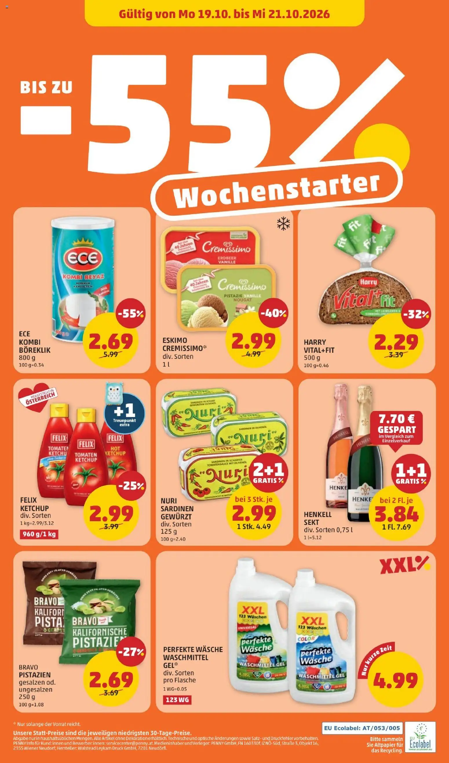 Penny Markt Flugblatt gültig ab 15.10.2026 | Seite: 30 | Produkte: Ketchup, Vanille, Tomaten, Waschmittel