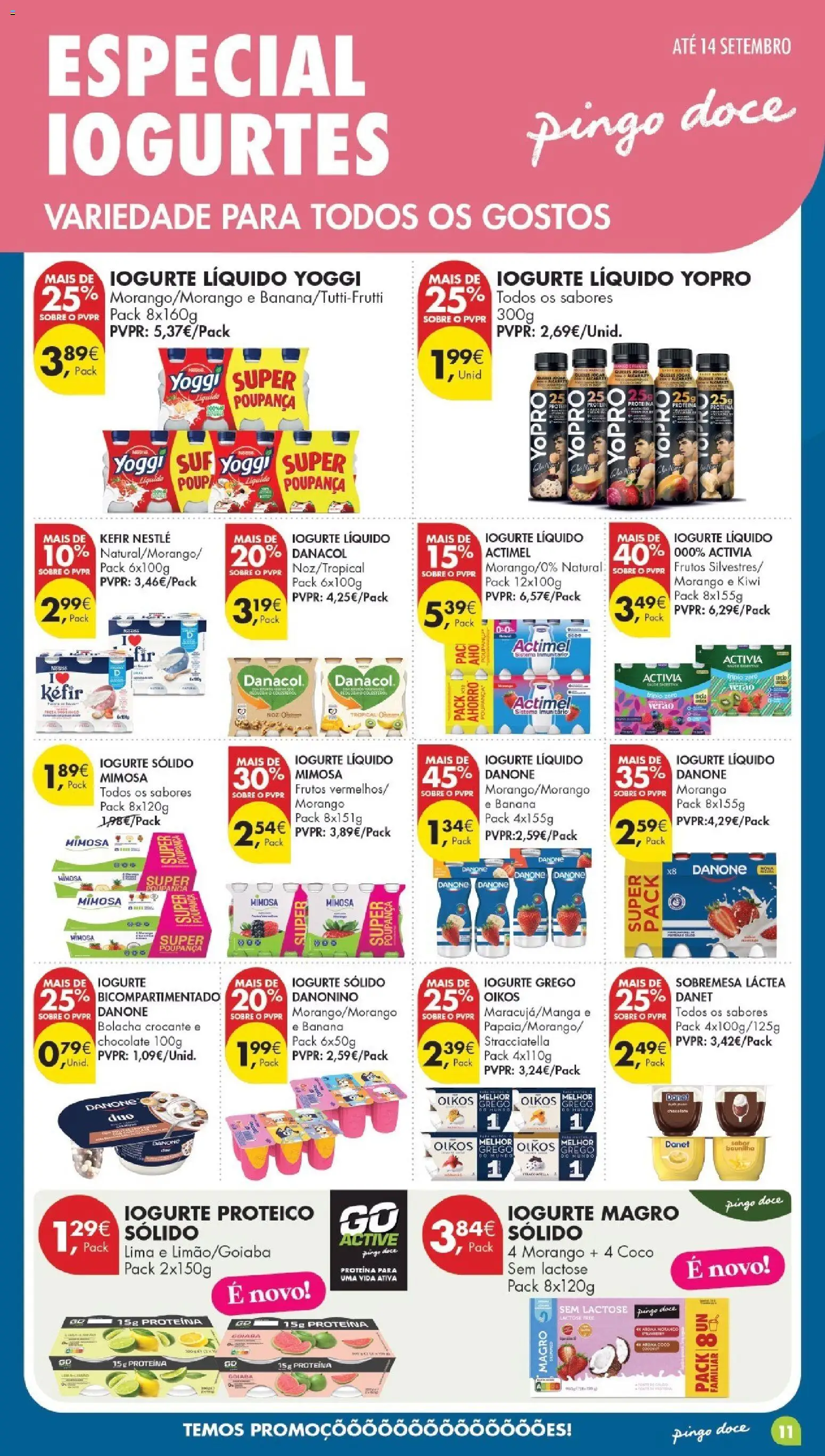 Pingo Doce Poupe Esta Semana Madeira │ válido de 01/09/2026 | Página: 11 | Produtos: Iogurte proteico, Sobremesa, Nestlé, Chocolate