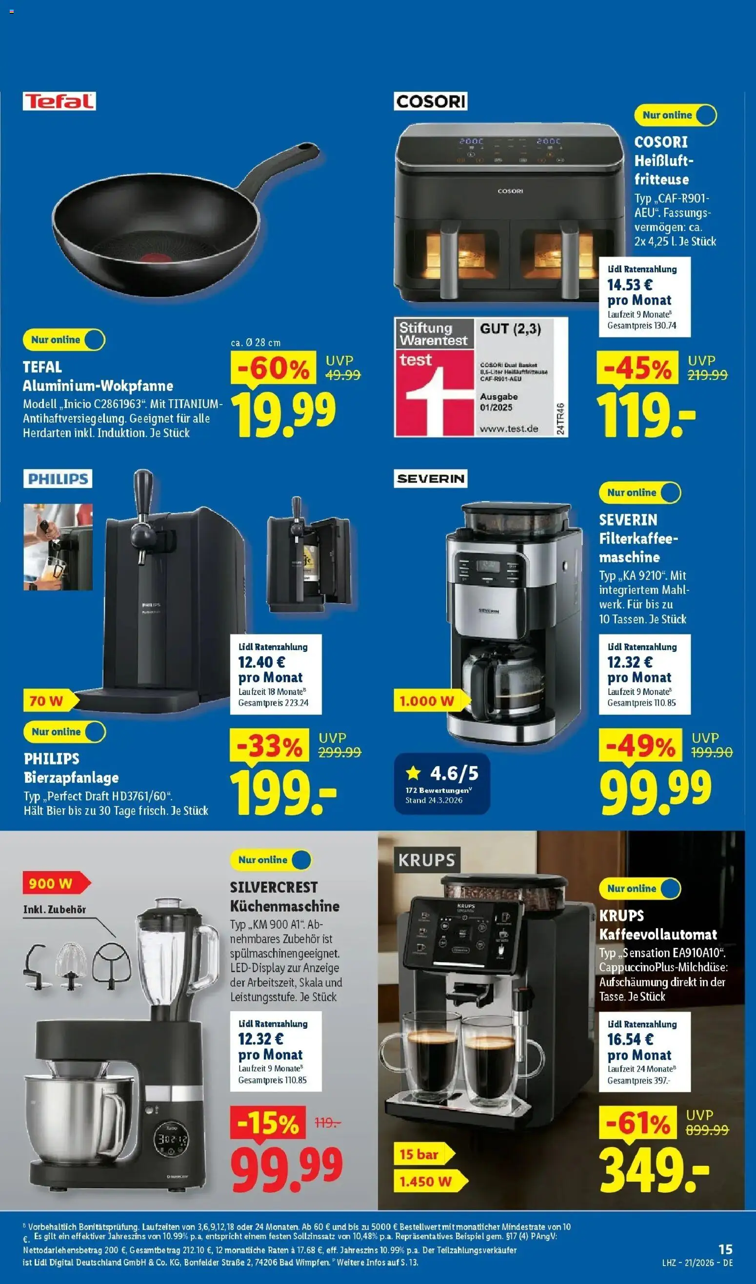 Lidl Prospekt Weikersheim – gültig ab 17.05.2026 | Seite: 9 | Produkte: Philips, Bad, Kaffeevollautomat, Fritteuse