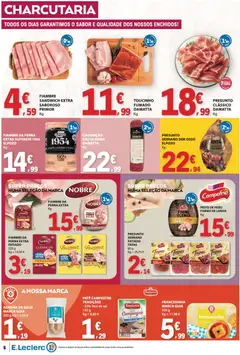 Pré-visualização E.Leclerc folheto válido de 30/07/2026 | Página: 6 | Produtos: Forno, Peito de peru, Sal, Carne
