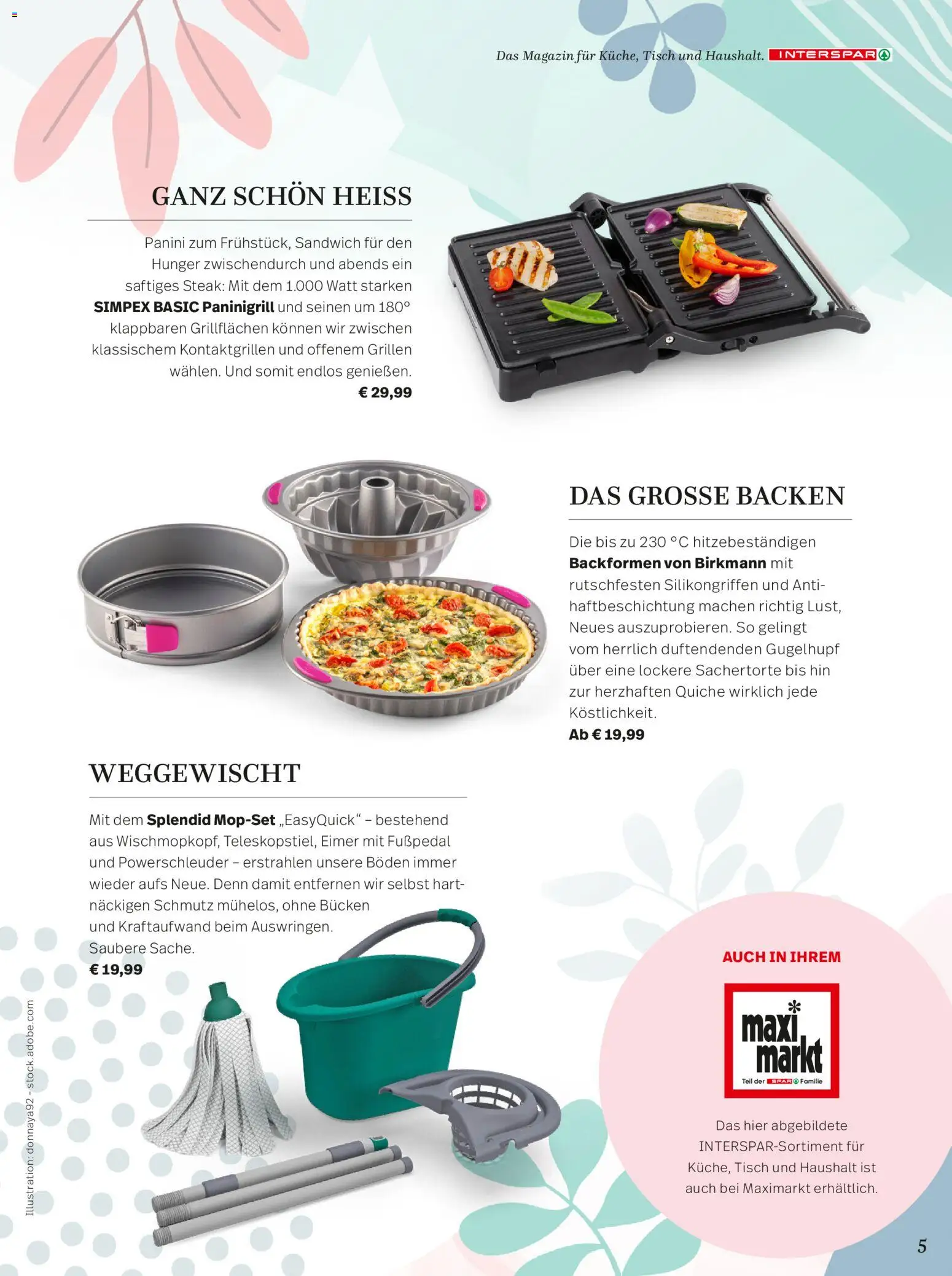 Interspar Mein Zuhause Magazin  gültig ab 07.04.2026 | Seite: 5 | Produkte: Tisch