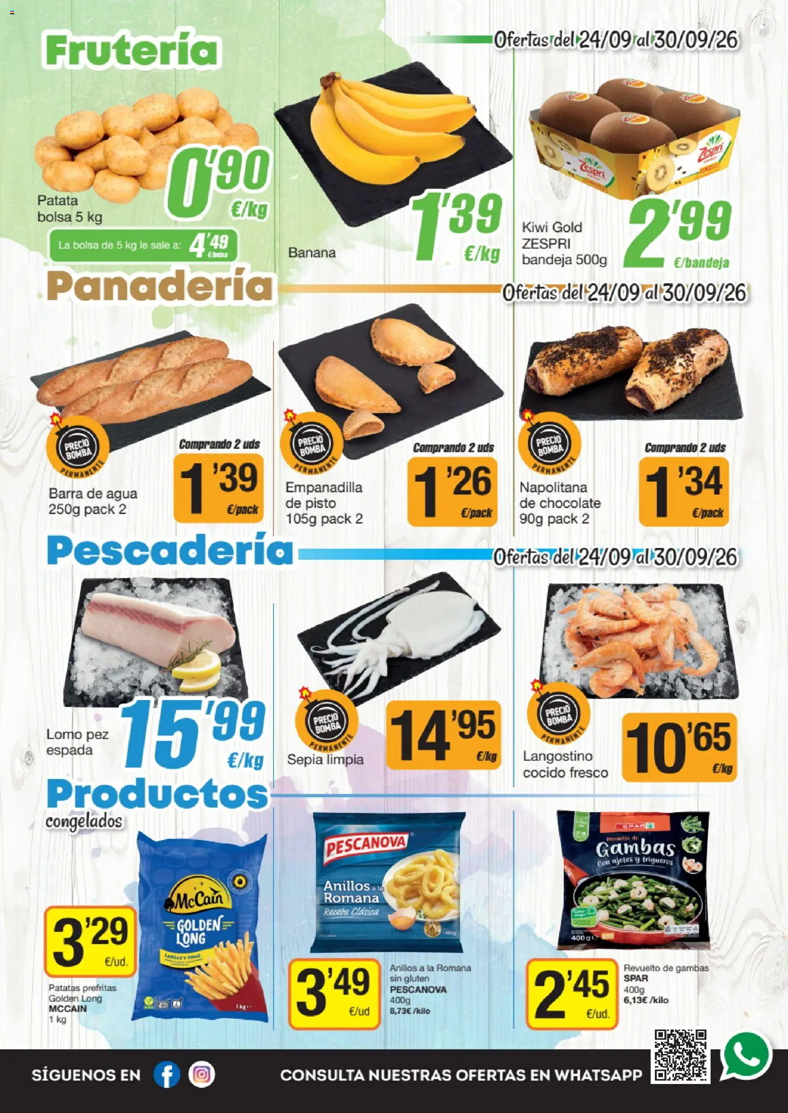 Economy Cash folleto │ válido desde el 24/09/2026 | Página: 2 | Productos: Chocolate, Patatas, Panadería, Bandeja