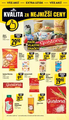 Náhled letáku Albert leták - Hypermarket od 24.06.2026 | Strana: 8 | Produkty: Ocet, Rajčata, Piškoty, Mozzarella