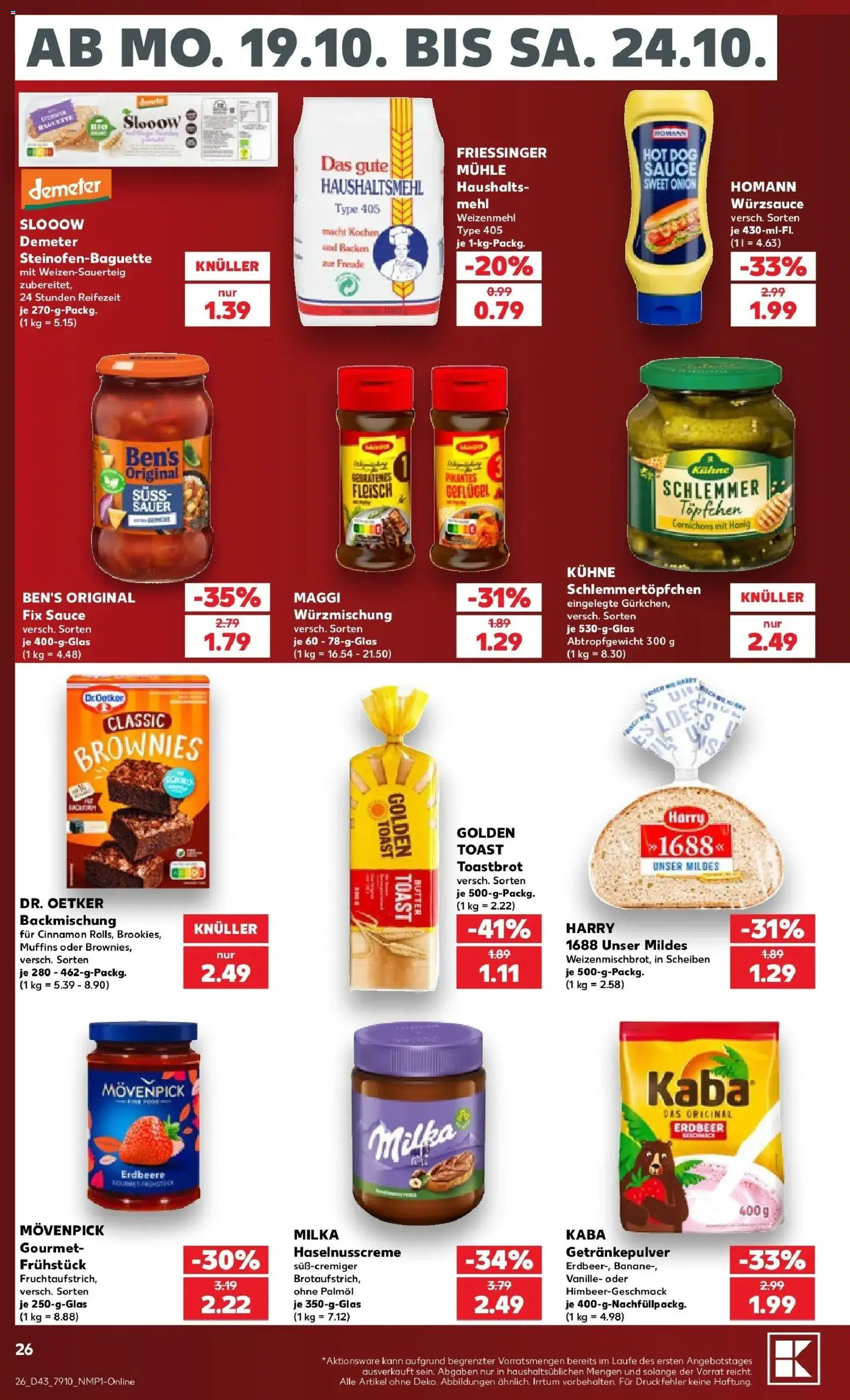Prospekt Kaufland ab 19.10.2026 » Angebote Online zum Blättern | Seite: 30
