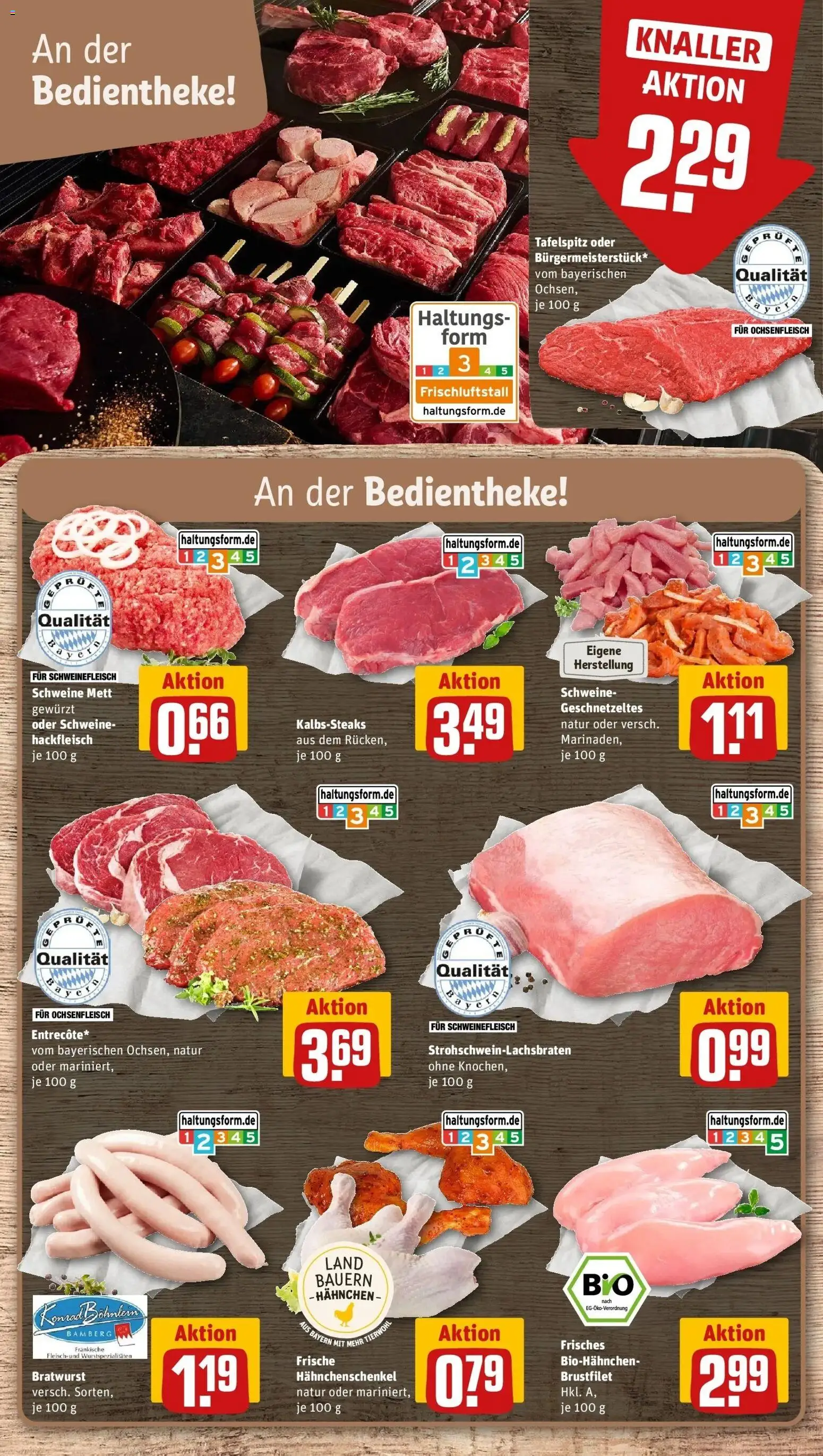 REWE Prospekt ab 05.10.2026 zum Blättern » Angebote | Seite: 10 | Produkte: Tafelspitz, Hahnchen, Hahnchenschenkel, Bratwurst