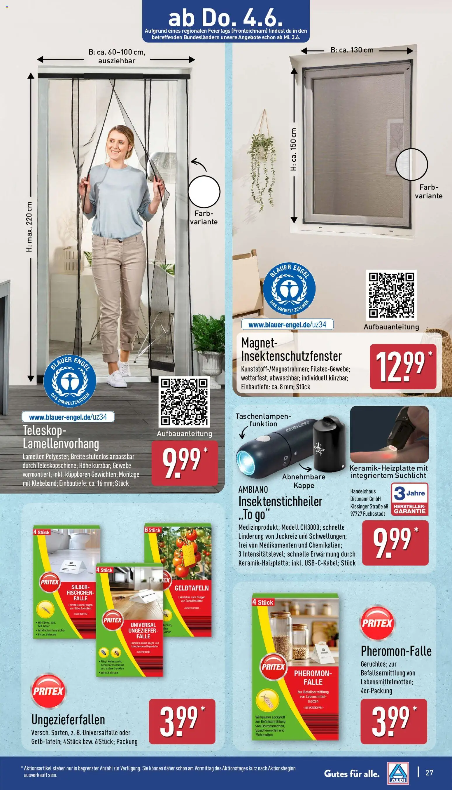 Aldi Prospekt – gültig ab 01.06.2026 | Seite: 27 | Produkte: Kappe