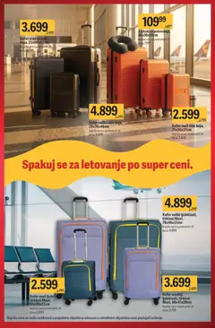 Mega Maxi katalog Spremni za leto, kao i uvek - pregled Mega Maxi kataloga - važi od 23.07.2026 | Strana: 22 | Proizvode: Kofer, Jastuk