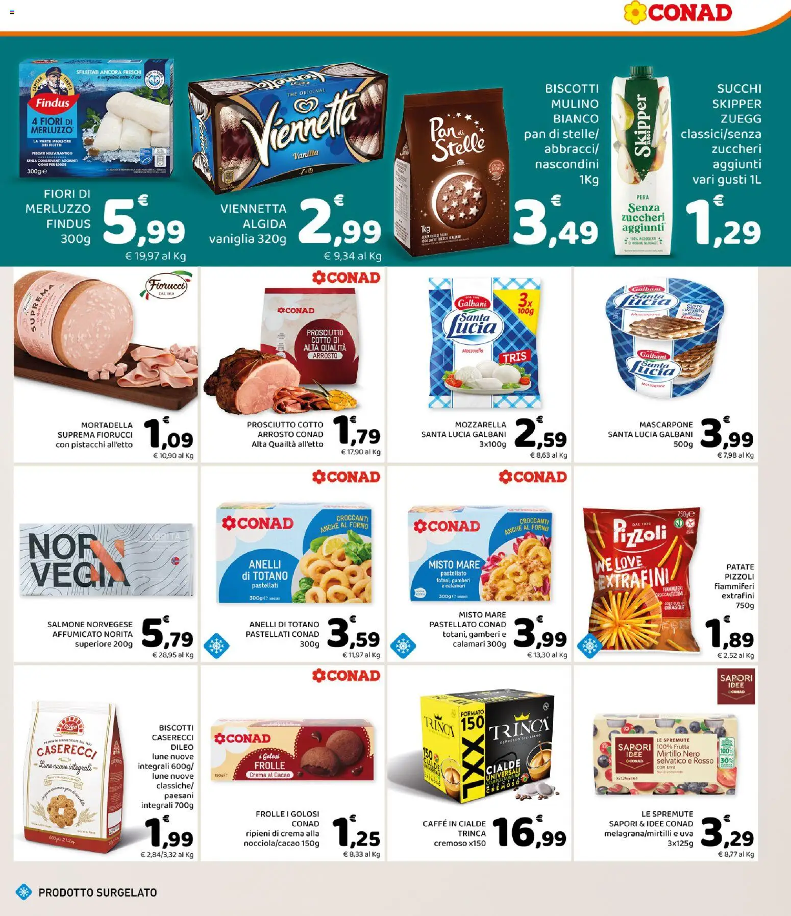 Volantino Conad del 16/09/2026 | Pagina: 3 | Prodotti: Patate, The, Mortadella, Forno