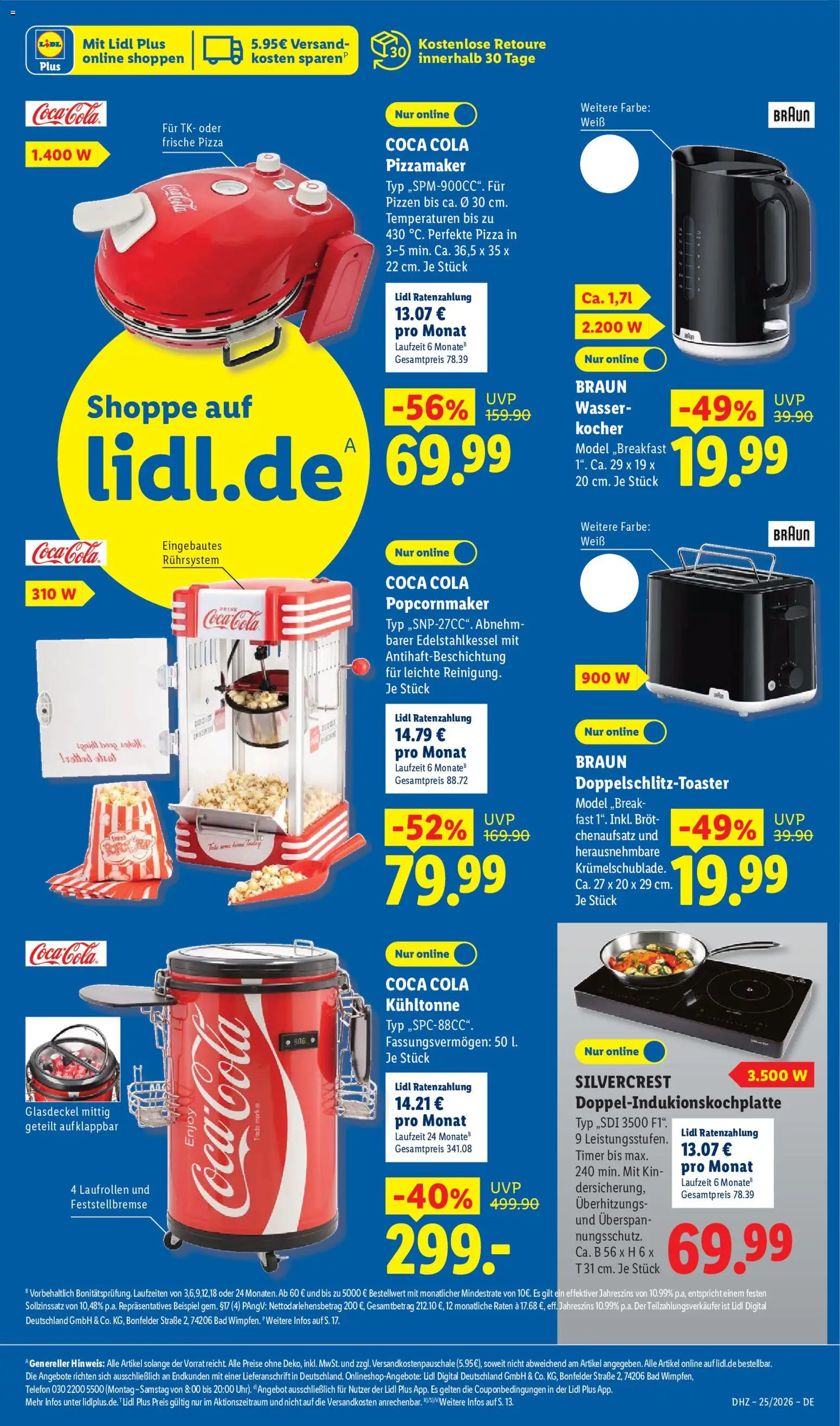 Lidl Prospekt – gültig ab 15.06.2026 | Seite: 41 | Produkte: Kocher, Bad, Wasser, Brot