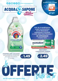 Anteprima del volantino Acqua e Sapone volantino valido a partire dal 19/07/2026