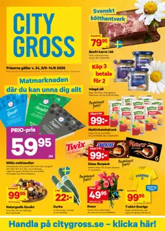 City Gross erbjudanden - Förhandsvisning av reklamblad från butik City Gross aktuell från 08.06.2026