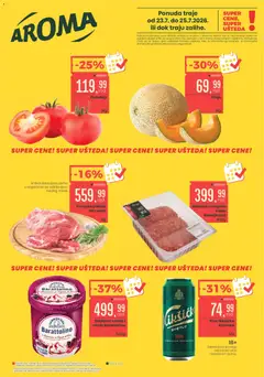 Aroma Market katalog Vikend ponuda - pregled Aroma Market kataloga - važi od 23.07.2026
