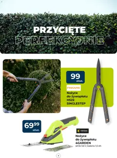 Pogląd oferty "Mrówka gazetka" - ważna od 14.05.2026 | Strona: 9 | Produkty: Bateria, Nożyce do żywopłotu