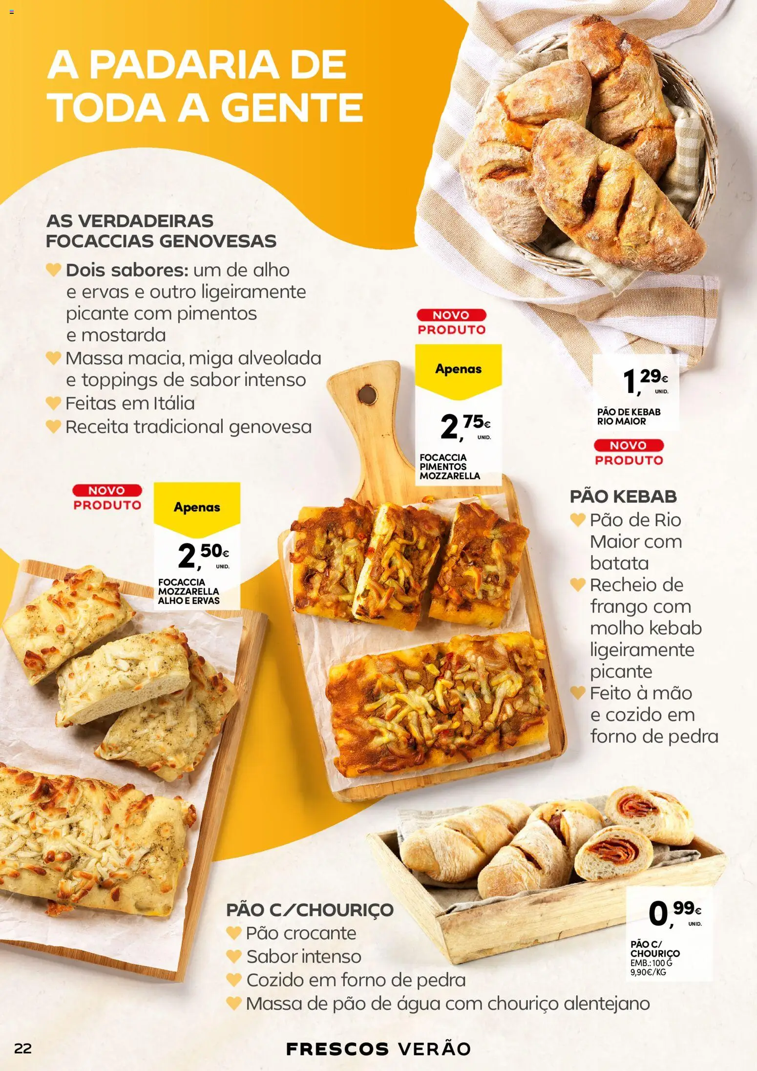 Continente - Frescos Frescura do Verão │ válido de 16.06.2026 | Página: 22 | Produtos: Batata, Forno, Frango, Padaria
