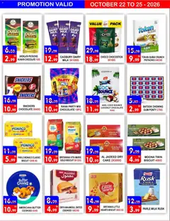 Preview of United Hypermarket offers valid from 22 Oct, 2026 | Page: 6 | Products: Dates, Milk, Butter, Cake