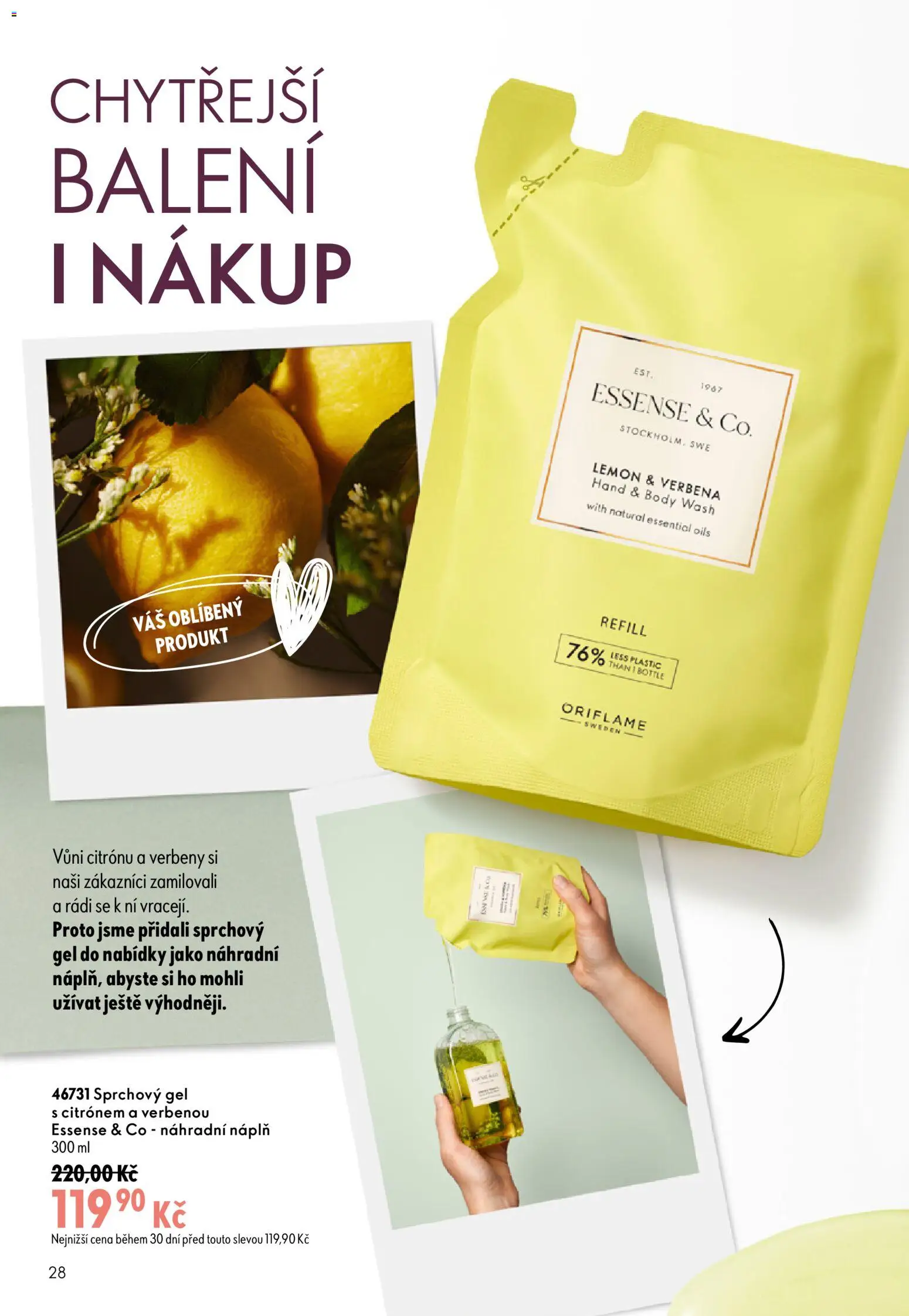 Oriflame katalog č. 13/2026 od 09.09.2026 | Strana: 28 | Produkty: Sprchový gel, Body