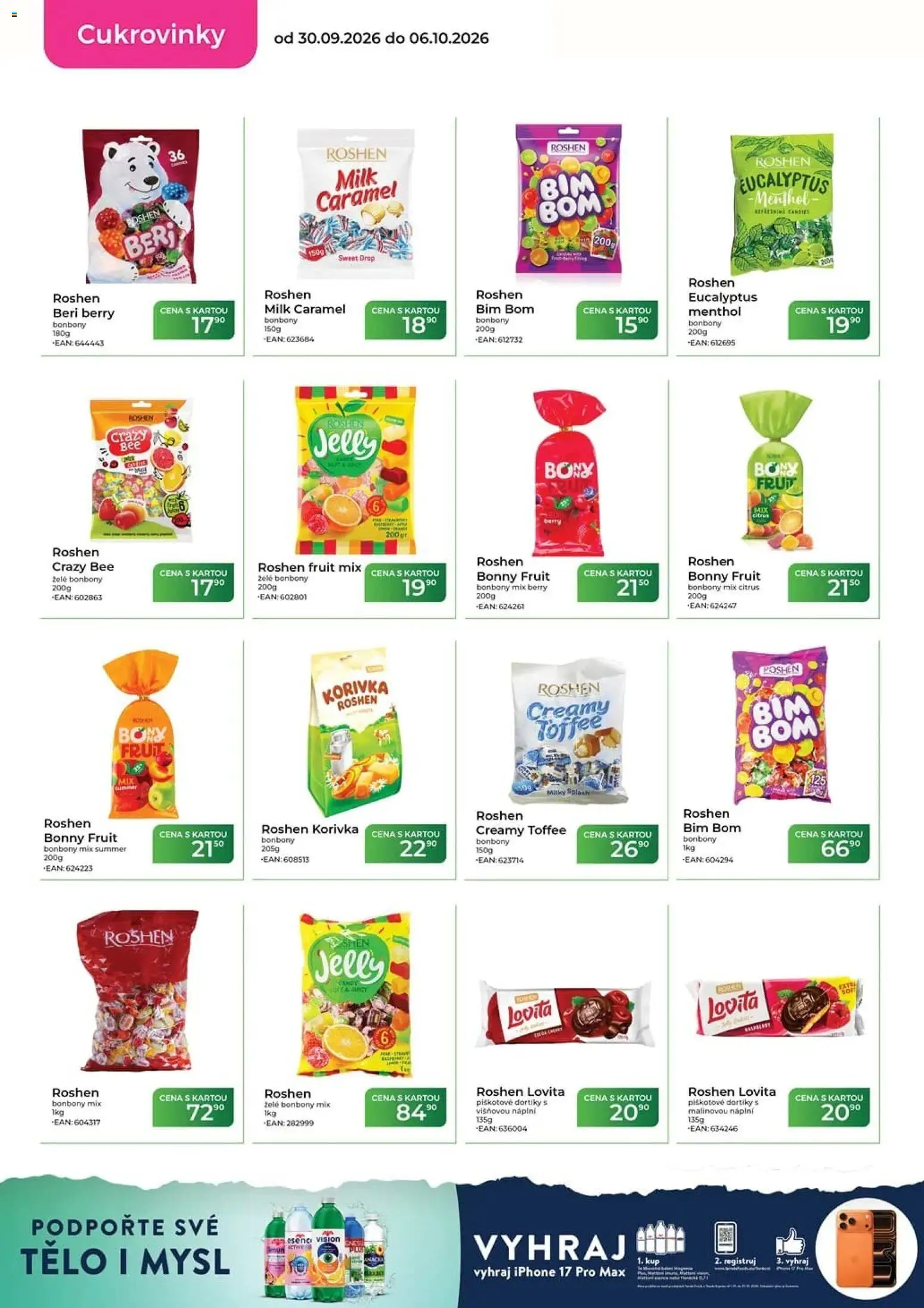 Tamda Foods leták od 30.09.2026 | Strana: 34 | Produkty: Bonbóny, Iphone, Cukrovinky, Želé bonbóny