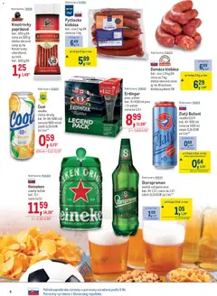 Metro leták platný od 03.06.2026 | Strana: 4 | Produkty: Pivo, Klobása, Zlatý Bažant, Staropramen