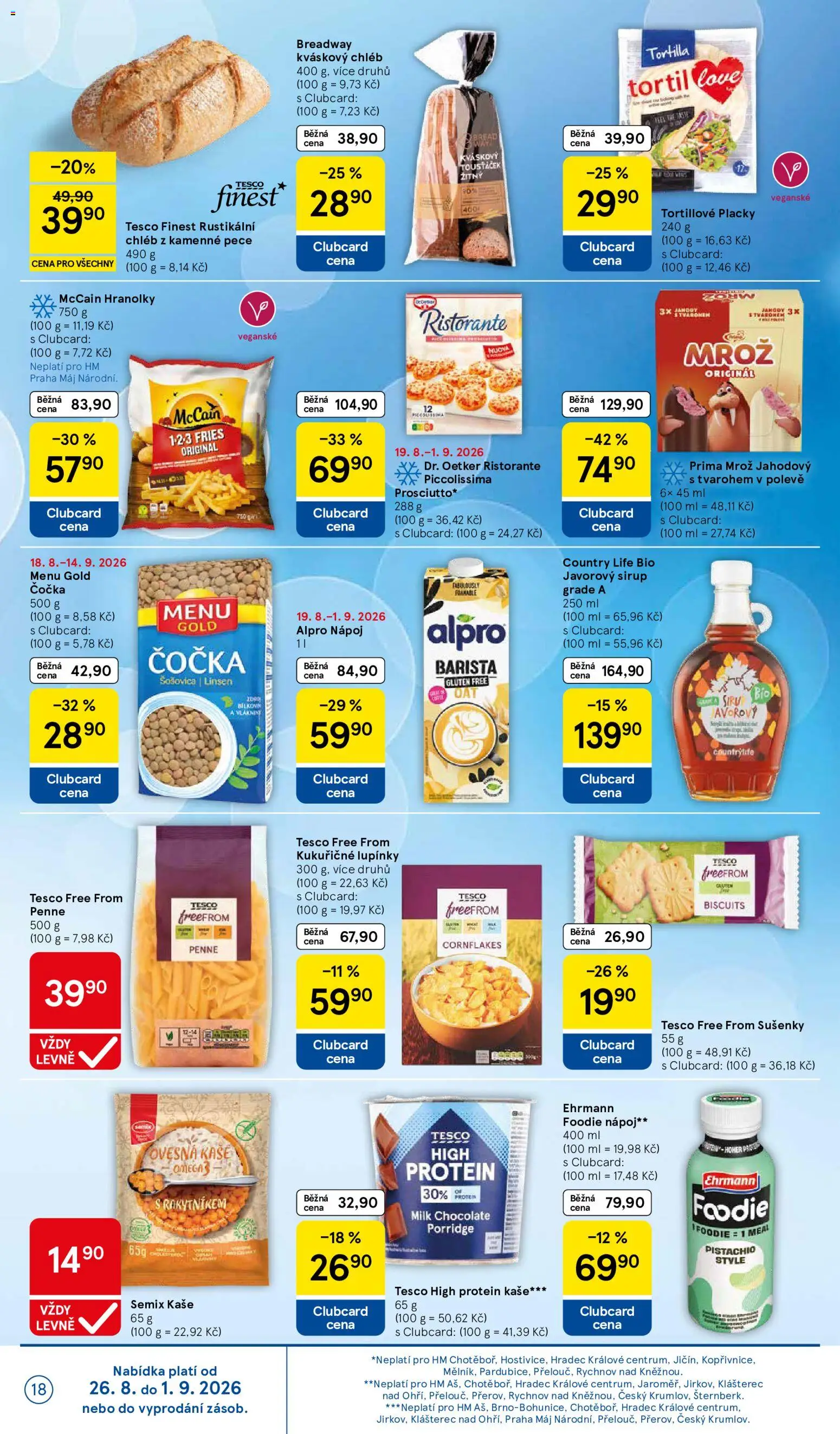 Tesco leták - Hypermarket od 26.08.2026 | Strana: 18
