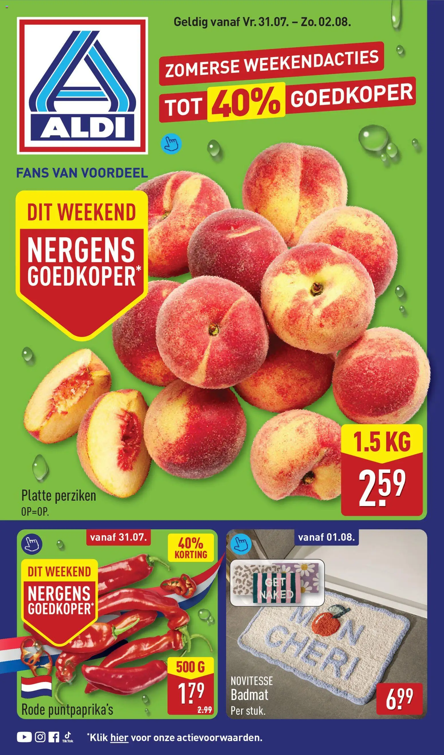 {H1} | Pagina: 1 | Producten: Badmat, Perziken