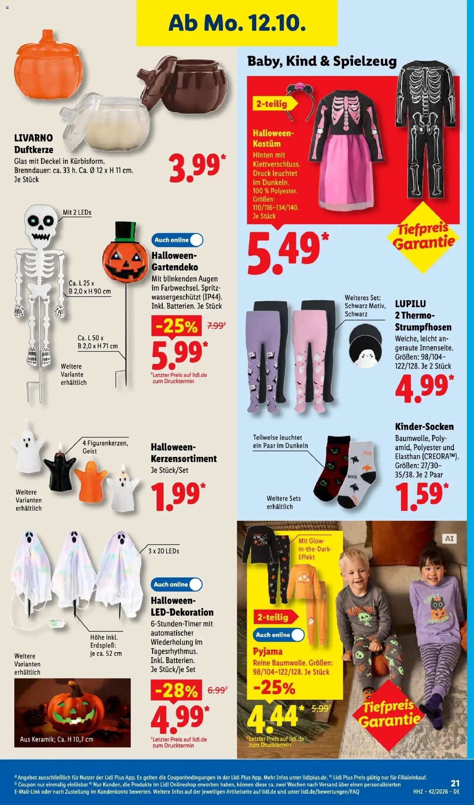 Lidl Prospekt Künzell (ab 12.10.2026) zum Blättern » Angebote | Seite: 33 | Produkte: Pyjama