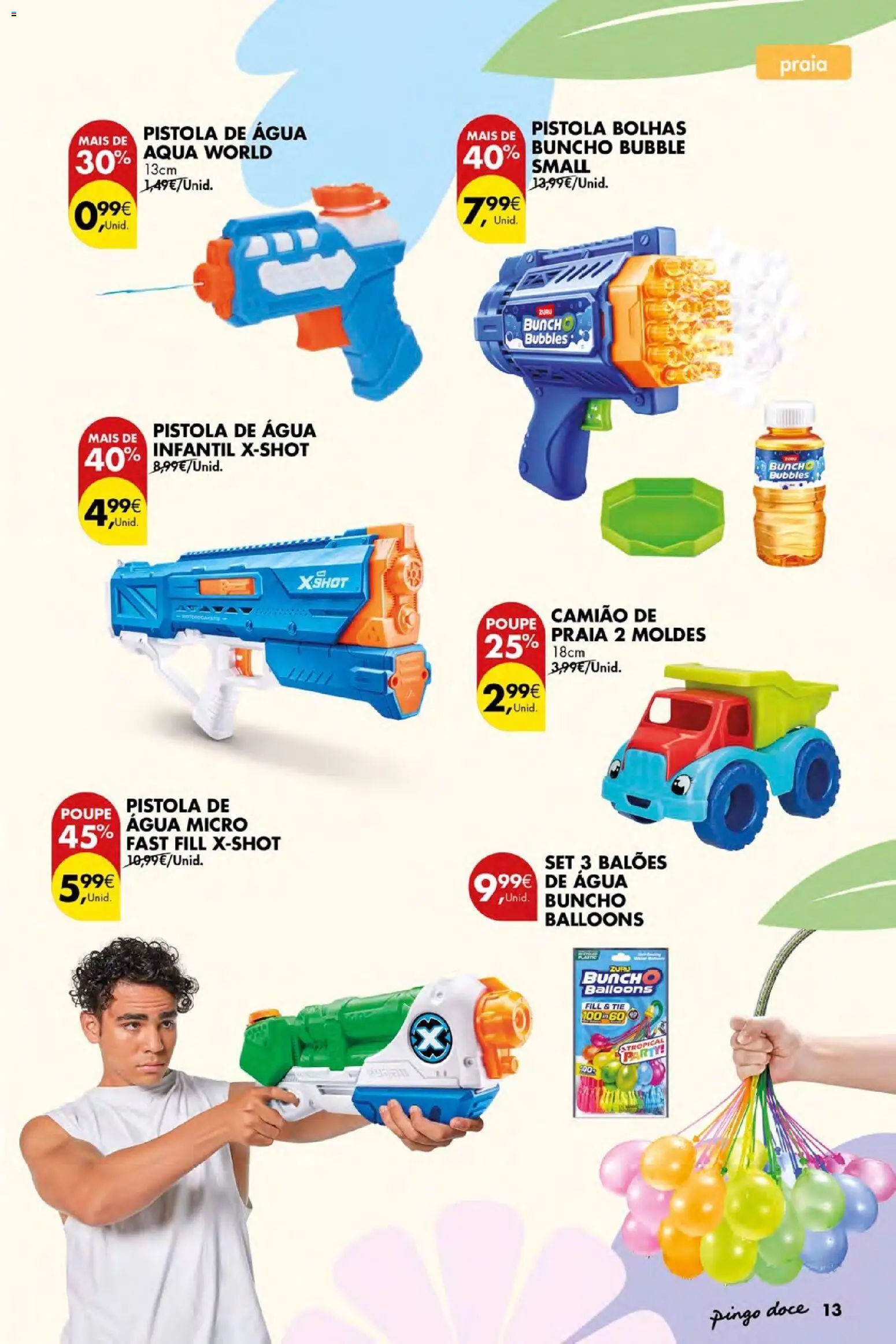 Pingo Doce Bazar Ar Livre Açores │ válido de 04.06.2026 | Página: 13 | Produtos: Agua