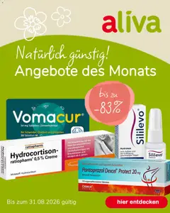 Aliva ab 17.08.2026 gültig
