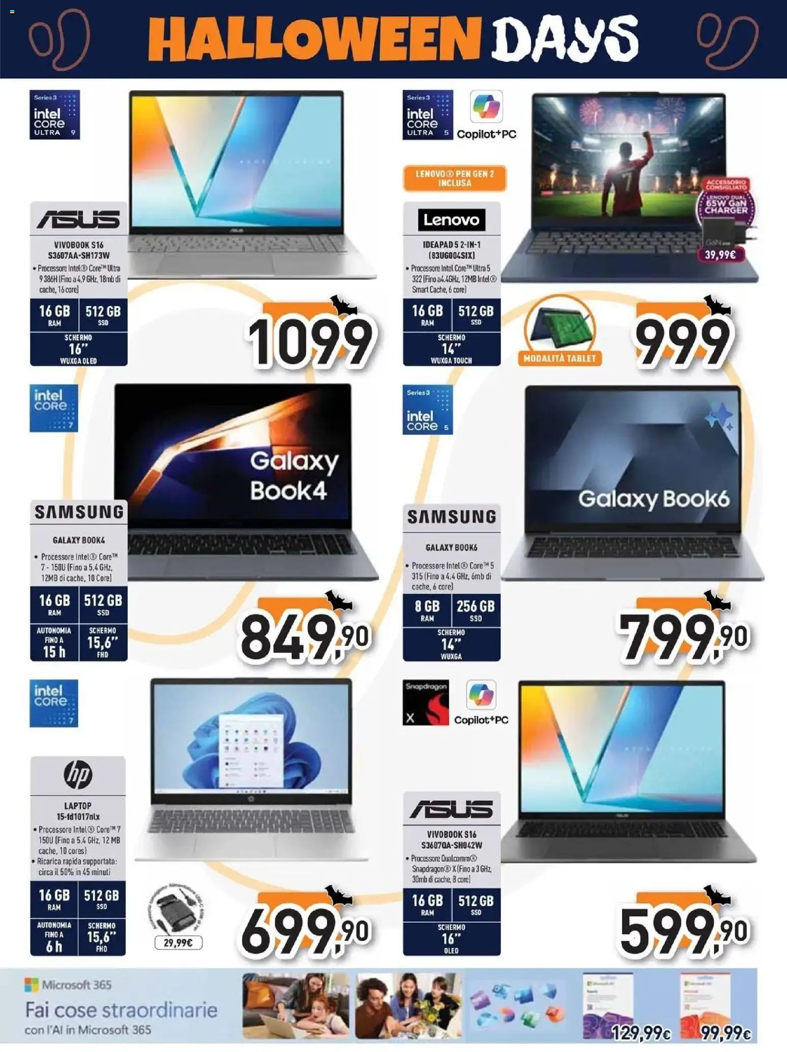 Nuovo Unieuro - Halloween da Unieuro! dal 30/10/2026 > offerte anteprima 🛍️ | Pagina: 15 | Prodotti: Samsung Galaxy, Laptop, Tablet, Samsung