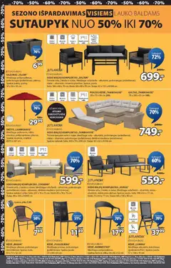 JYSK leidinys galioja nuo 2026.09.08 | Puslapis: 22 | Prekių: Skėtis, Sofa, Stalas, Kėdė