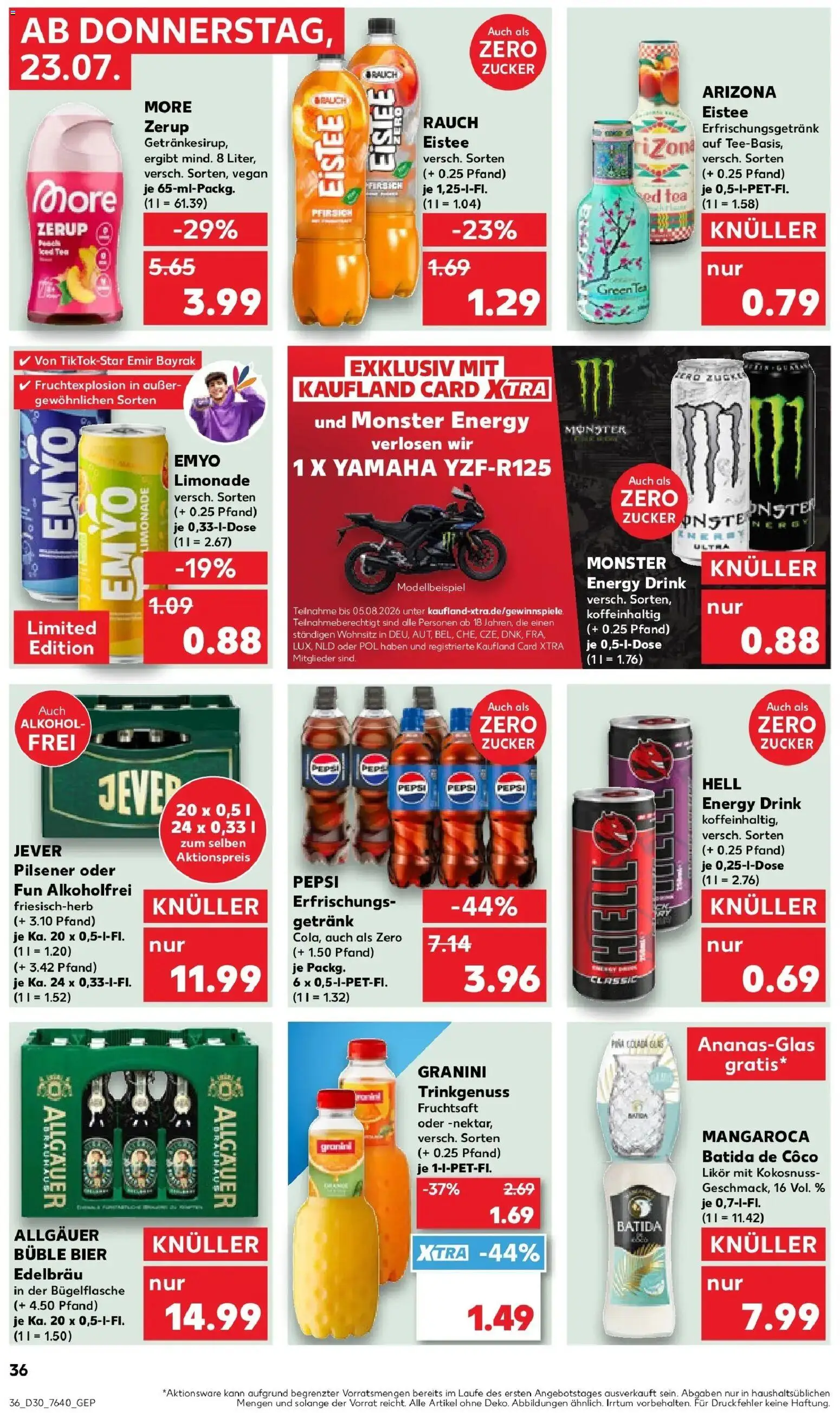 Kaufland Prospekt Lippstadt – gültig ab 20.07.2026 | Seite: 45 | Produkte: Likör, Jever, Granini, Pepsi