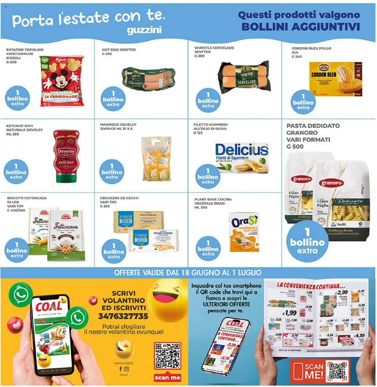 Volantino Coal del 18.06.2026 | Pagina: 28 | Prodotti: Pollo, Ketchup, Biscotti, Sgombro