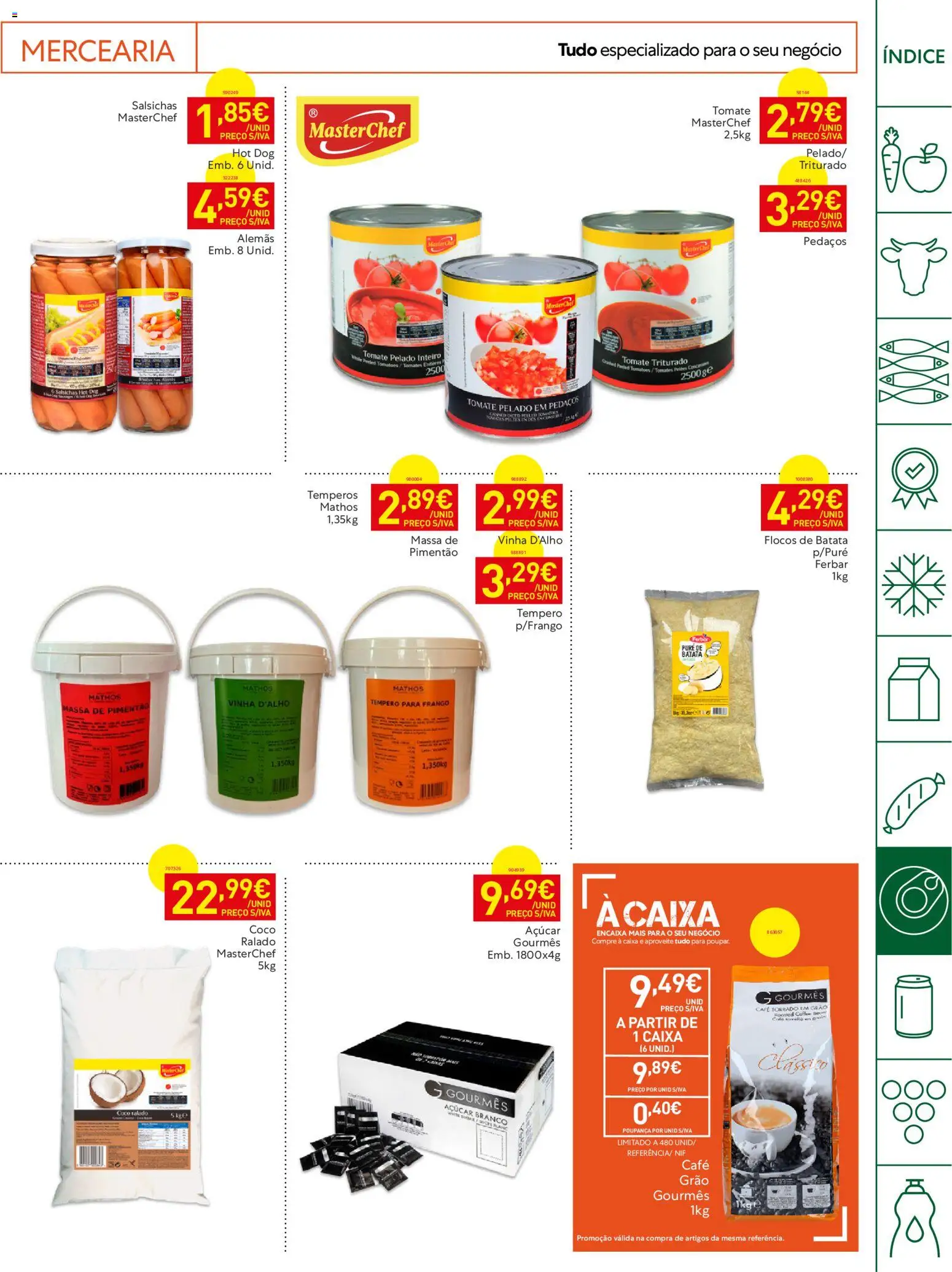 Recheio Horeca │ válido de 11/08/2026 | Página: 15 | Produtos: Batata, Mercearia, Tomates, Salsichas