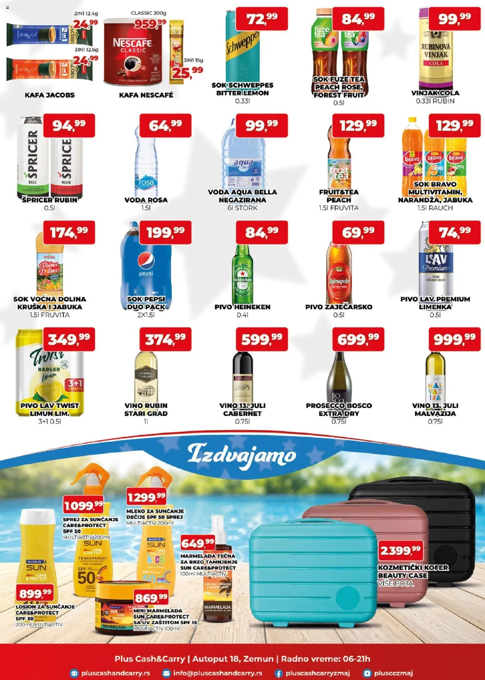 Plus Cash & Carry katalog - važi od 17.07.2026 | Strana: 3 | Proizvode: Fruvita, USB, Kafa, Pivo