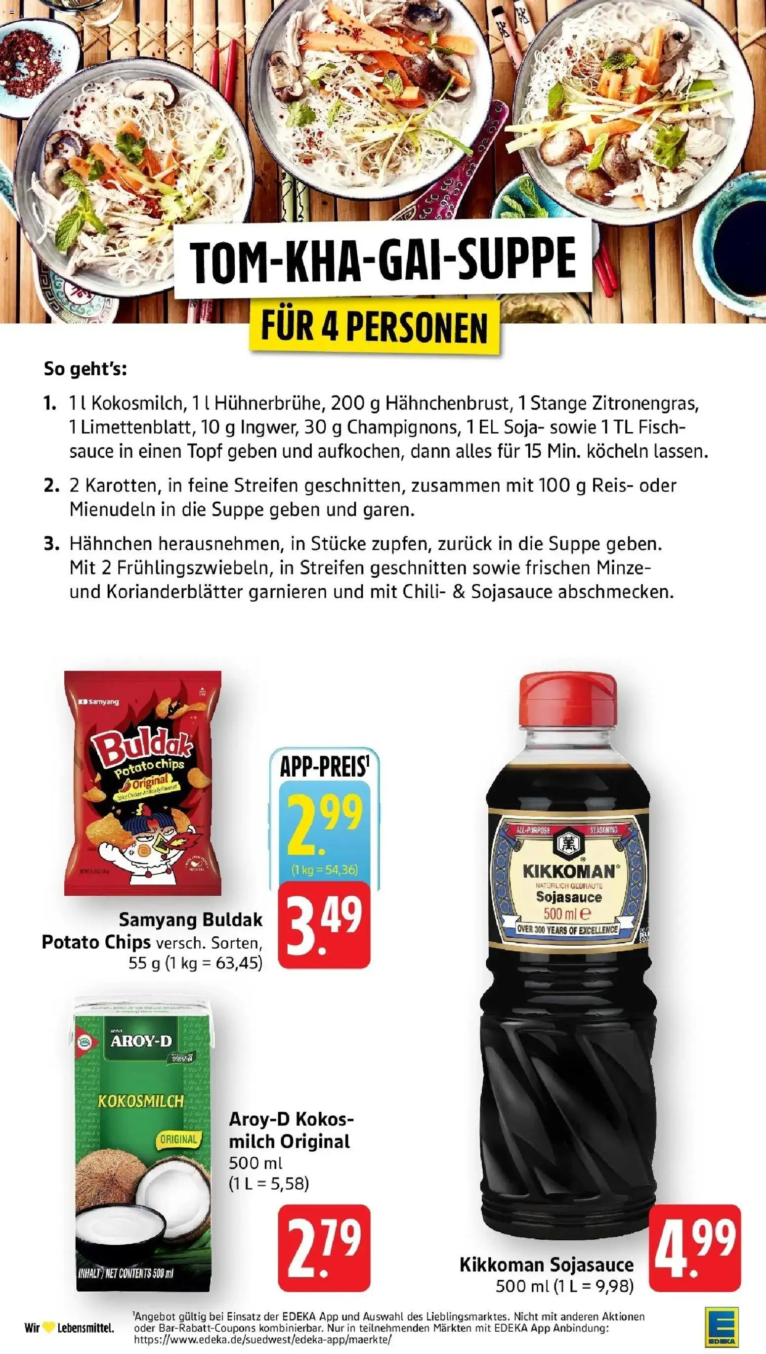 Edeka Prospekt Vaihingen-Kleinglattbach (ab 31.08.2026) » Angebote Online | Seite: 31 | Produkte: Hahnchen, Kokosmilch, Reis, Chips