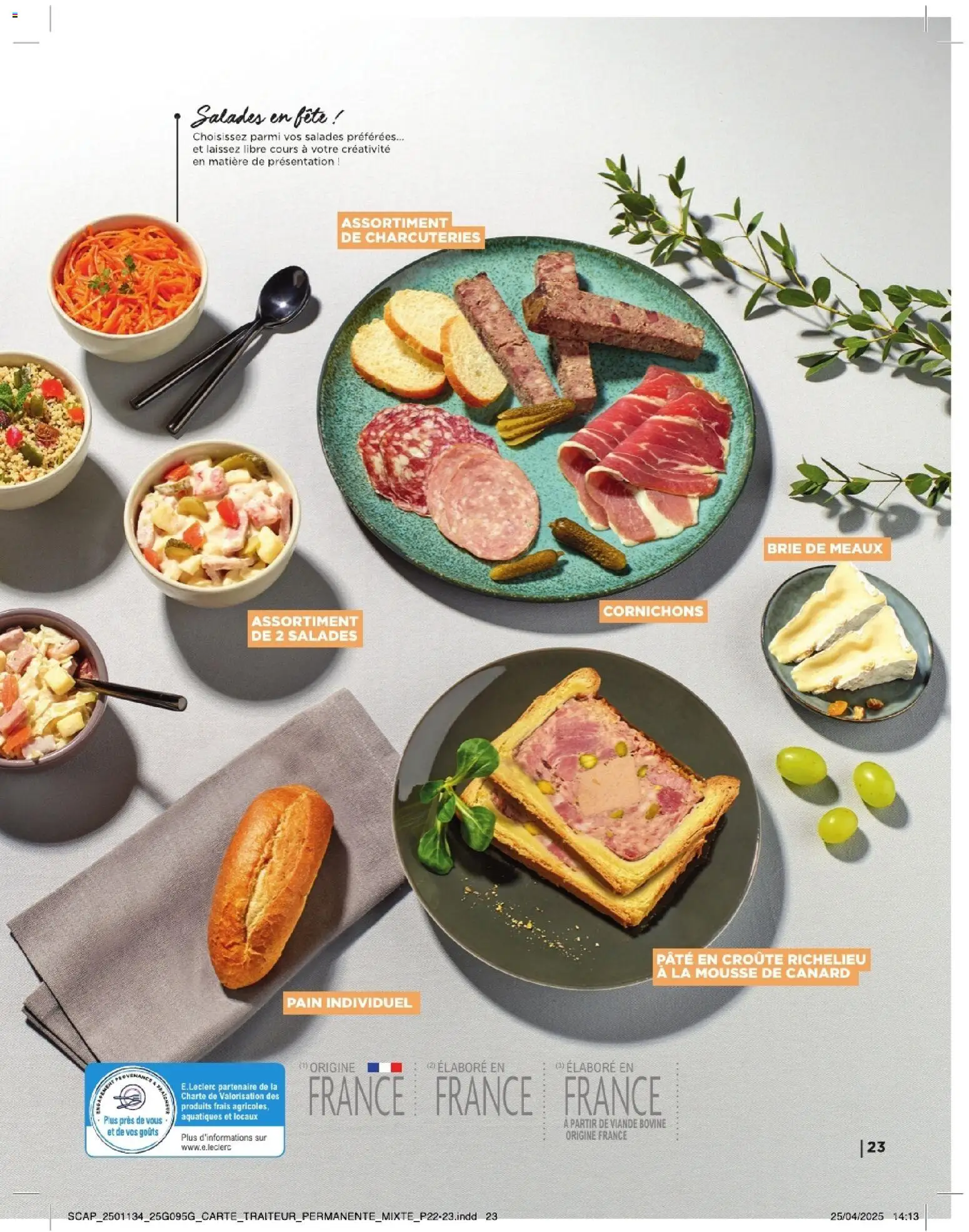 {H1} | Page: 23 | Produits: Mousse, Pain, Viande, Viande bovine