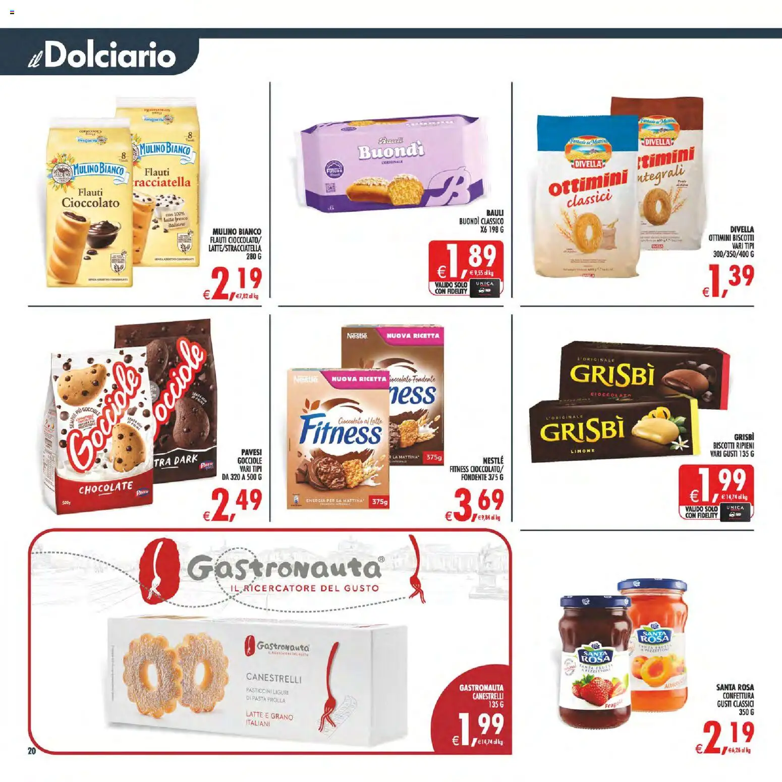 Volantino Decò del 11/08/2026 | Pagina: 20 | Prodotti: Latte, Limone, Pasta frolla, Canestrelli