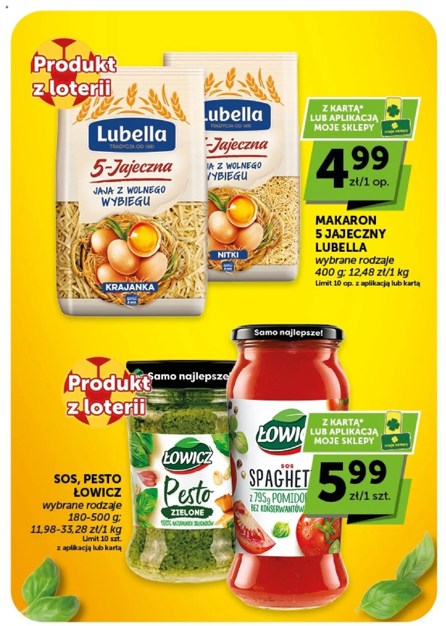 Euro Sklep gazetka od 16.07.2026 | Strona: 8 | Produkty: Karta, Pesto, Makaron, Jaja