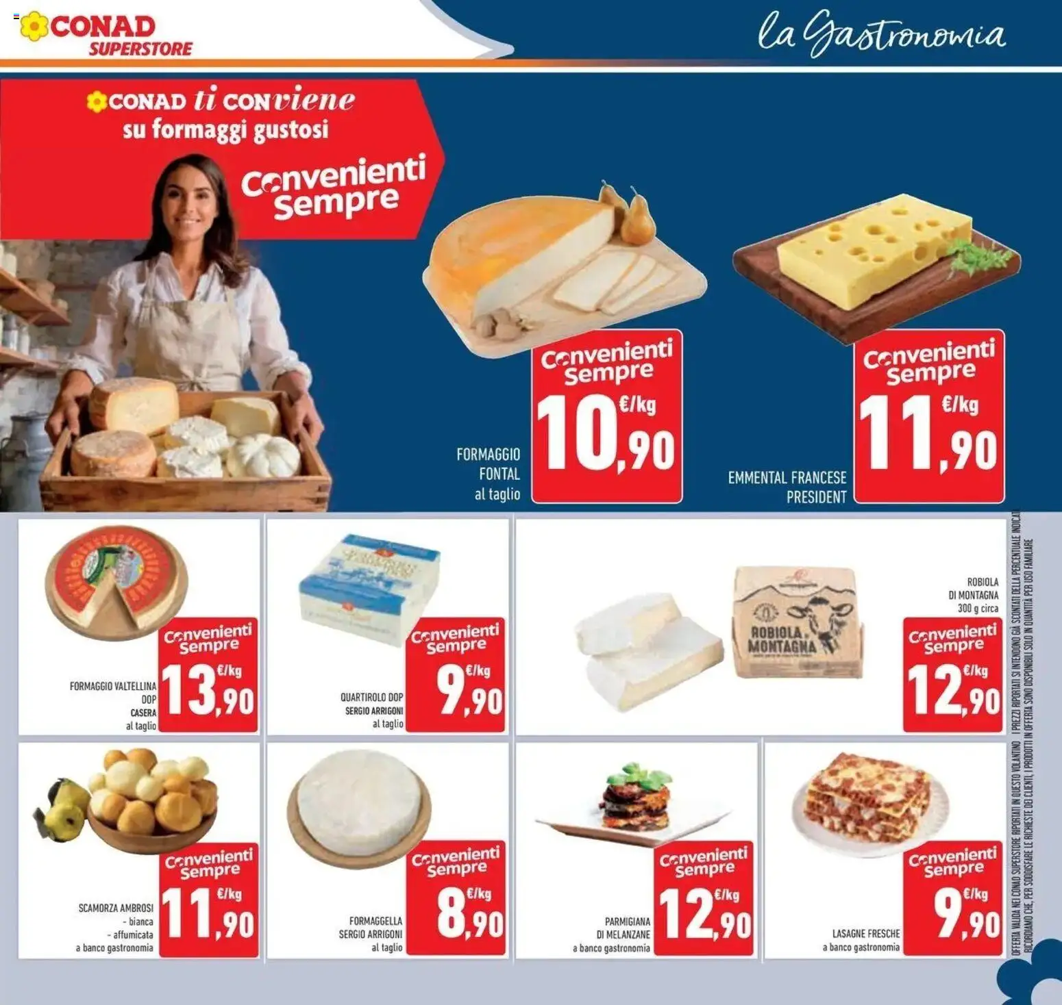 Volantino Conad dal 09/09/2026 > Anteprima | Pagina: 31 | Prodotti: Taglio, Formaggio, Melanzane, Robiola