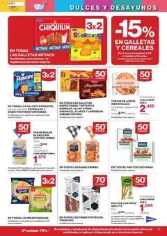 Vista previa Hipercor catálogo válido desde el 26/08/2026 | Página: 23 | Productos: Pan tostado, Chocolate, Cereales, Sésamo